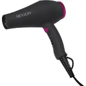 Revlon Perfect Heat Smooth Brilliance RVDR5251E, 2000 W -hiustenkuivaaja, musta/vaaleanpunainen