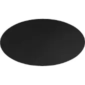 Deltaco DFP410 lattiamatto, 110x110cm, musta