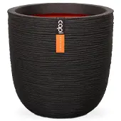 Capi Europe Musta Muoviruukku 43 cm