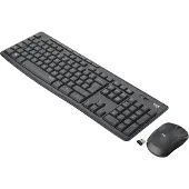 Logitech MK295 Silent näppäimistö Sisältää hiiren Office Langaton RF QWERTY Kansainvälinen (US) Grafiitti (920-009800)