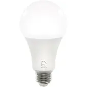 Deltaco – SMART HOME LED-älylamppu, E27, Wi-Fi, 2,4GHz, 9W, 806lm, valkoinen (SH-LE27CCTC)