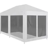 vidaXL Juhlateltta 6 verkkosivuseinää 6x3 m