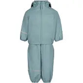 CeLaVi Sadevaatteet m. Henkselit - Kierrätetty PU - Savu Blue - - 90 - Sadevaatteet