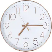 vidaXL Seinäkello 30 cm ruusukulta