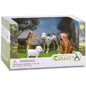 Collecta Kissojen Ja Koirien Avoimen Laatikon Hahmo 4kappaletta