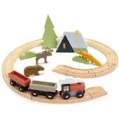 Tender Leaf Toys Yukon Train Set - Multi/patterned - ONE SIZE