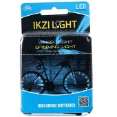IKZI LED-rengasvalaistus - - 2-pack - 20 LEDiä - Sininen - Sopii 2 rengasta - 6 AAA-paristoa mukana