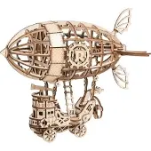 Robotime Airship 3d Puzzle Kultainen