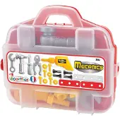 Ecoiffier Tool Case Hopeinen