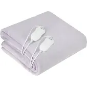 Adler AD 7426 Kahden hengen sähkölämmitteinen aluspeitto 150 x 160 senttimetriä, 120 Wattia, Harmaa