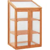 vidaXL Kasvihuone 60x45x100 cm kuusi