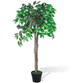vidaXL Tekokasvi Fiikuspuu Ruukussa 110 cm
