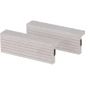 Cyclus Coarse Grooved Aluminum 100mm Vara-alumiinileuat 2 Yksiköt
