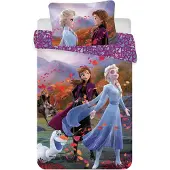 Disney Frozen 2 Wind Baby -pussilakanasetti, 100 x 135 cm + 1 tyynyliina 40 x 60 cm
