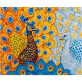 Diamond Dotz Romantic Peacocks 49x57cm timanttityö