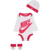 Nike Kids Futura Logo Pitkähihainen Setti 3 Yksiköt