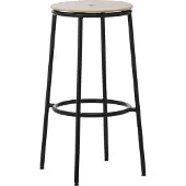 Normann Copenhagen Circa baarijakkara, 75 cm, musta teräs - tammi