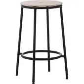 Normann Copenhagen Circa baarijakkara, 65 cm, musta teräs - tammi