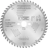 DeWalt Katkaisuterä puulle DT4345; 250x30 mm; 50T