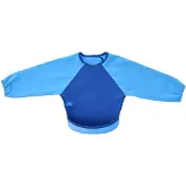 Bibetta ruokalappu/essu neopreeni sinine Bib with Sleeves Blue