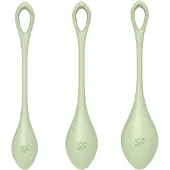 Satisfyer Yoni Power 2 Geishakuulasetti - Vihreä