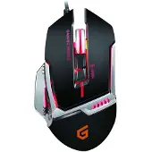 Conceptronic DJEBBEL 8, Oikeakätinen, Optinen, USB A-tyyppi, 4000 DPI, 1 ms, Musta, Hopea (DJEBBEL02B)