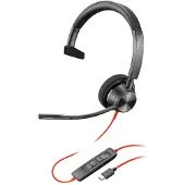 Poly Blackwire 3310 -monokuuloke, musta