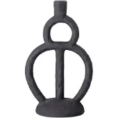 Bloomingville Lysestage, Sort, Polyresin - Black - ONE SIZE x 17.5