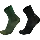 Beretta Short Shooting Socks (Color: Black & Green, Size: Large)