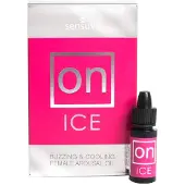 Sensuva On Ice Klitoriksen Stimulointiöljy 5 ml - Clear
