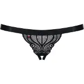Obsessive Haarattomat Pitsistringit - Musta - L/XL