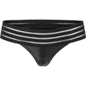 Noir Handmade Powerwetlook Stringit - Musta - S