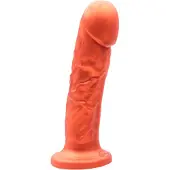 Tantus Goliath Värisevä Super Soft Dildo 19 cm - Orange