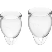 Satisfyer Feel Confident Menstrual Cup Transparent