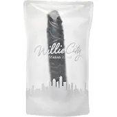 Willie City Aidonkaltainen Dildo 30 cm - Black