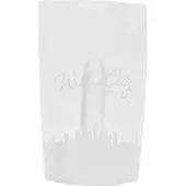 Willie City Aidonkaltainen Kirkas Dildo Imukupilla 22 cm - Clear
