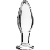 Sinful BumBum Pieni Lasinen Anustappi 8,5 cm - Clear