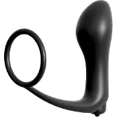Pipedream Ass-Gasm Penisrengas Värisevällä Anustapilla 11 cm - Black