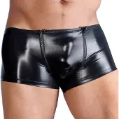 Svenjoyment Underwear - miesten bokserit vetoketjulla - musta
