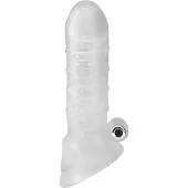 Sinful Värisevä Penis Extender Sleeve 16,7 cm - Clear