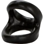 Calexotics Snug Tugger Tuplapenisrengas - Musta
