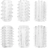 Baseks Stretchy Penisholkkisarja 4,3 cm - Clear