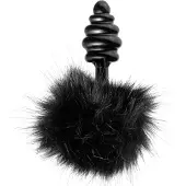Tailz Black Bunny Tail Anustappi Hännällä