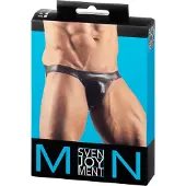 Svenjoyment Underwear - miesten jockstraps - kiiltävä - musta - L