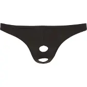 Svenjoyment Underwear - Showmaster‑miestenstringit (musta)