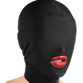 Master Series Disguise Suuaukollinen Kokonaamio Silmäsiteellä - Black - One size