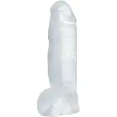 Crystal Clear Big Dong - geelimäinen jättidildo (21,5 cm)