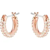Swarovski Korvakoru 'Dextera' roseekulta / hopea / läpinäkyvä