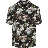 Urban Classics Viscose Aop Resort Lyhythihainen Paita