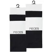 Pieces Pcnew Nikoline 90 Den Tights 2 Pack Noos - Black - M/L